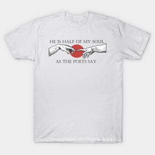 The Song Of Achilles Hands of God and Adam T-Shirt